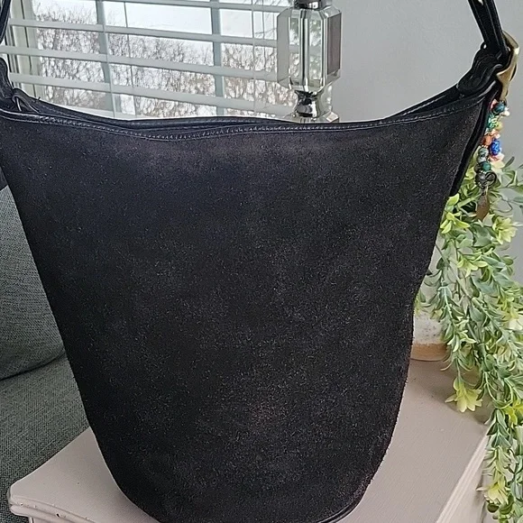 Vintage COACH Black Berkeley XL Duffle Feed Sac #9010 - Picture 3 of 16